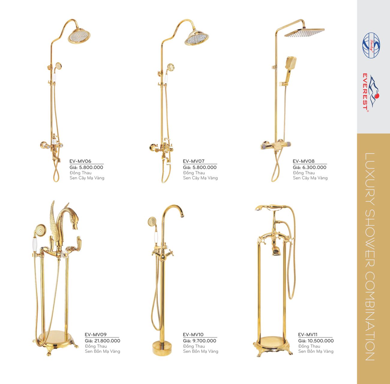 Thiết bị vệ sinh EVEREST Cổ Điển Catalogue và Bảng giá mới nhất /Page 